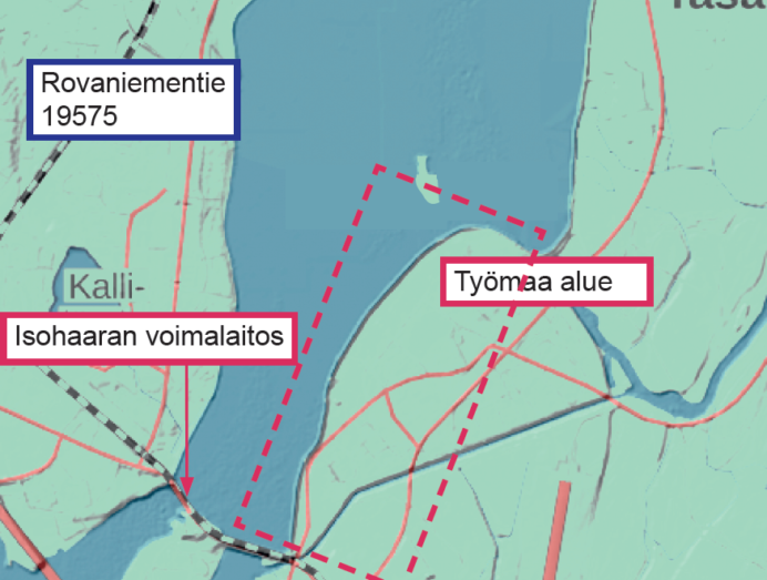 Kunnostustöitä Isohaaran maapadolla - Pohjolan Voima