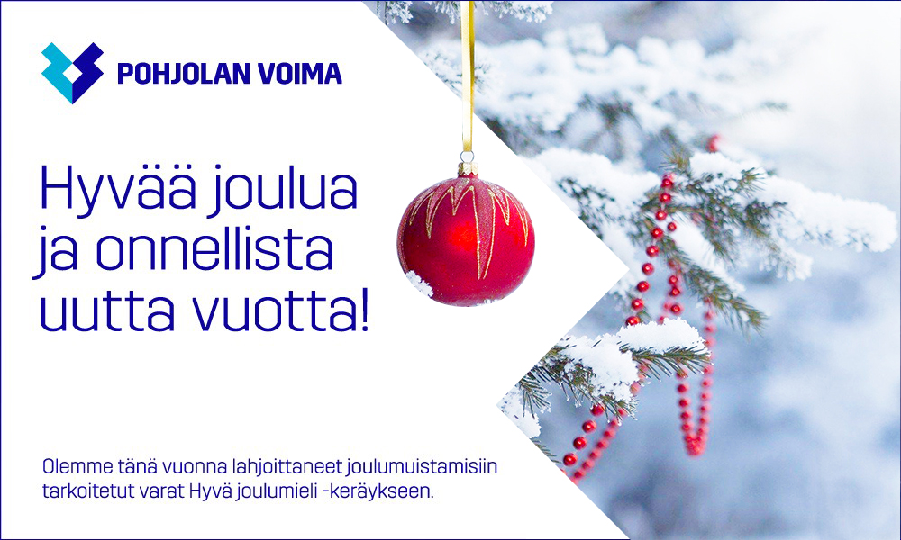 Toivotamme Hyvää Joulua - Pohjolan Voima