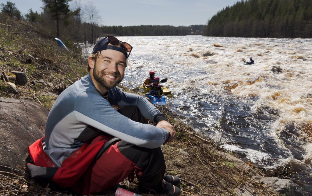 Freestylemelonnan miesten sarjan voittanut Visa Rahkola kuuluu lajissa Suomen maajoukkueeseen. 
Kuva: Kai Tirkkonen